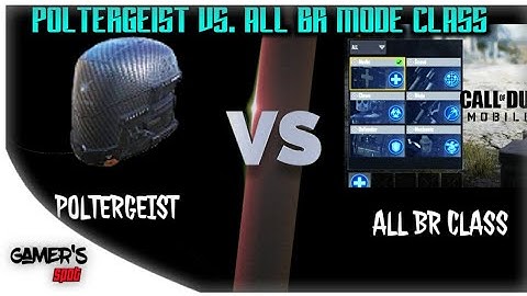 POLTERGEIST vs. All BATTLE ROYALE CLASS | Testing Poltergeist Against All Br mode Class | COD Mobile