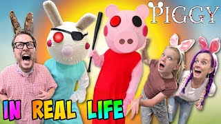 Roblox PIGGY In Real Life - EASTER EGG HUNT Escape Bunny Skin