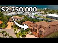 Touring a 2.75 Million Dollar Waterfront Mansion with RV GARAGE in Apollo Beach Florida!