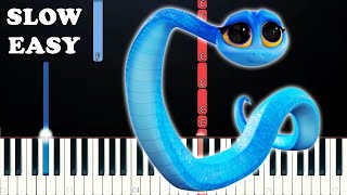 Maddie's Lullaby - Back to the Outback (SLOW EASY PIANO TUTORIAL)
