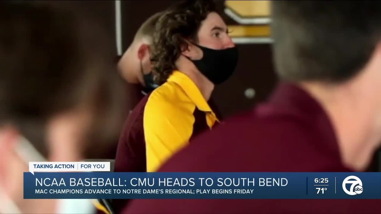 Michigan, Central Michigan to open baseball's NCAA Tournament at South