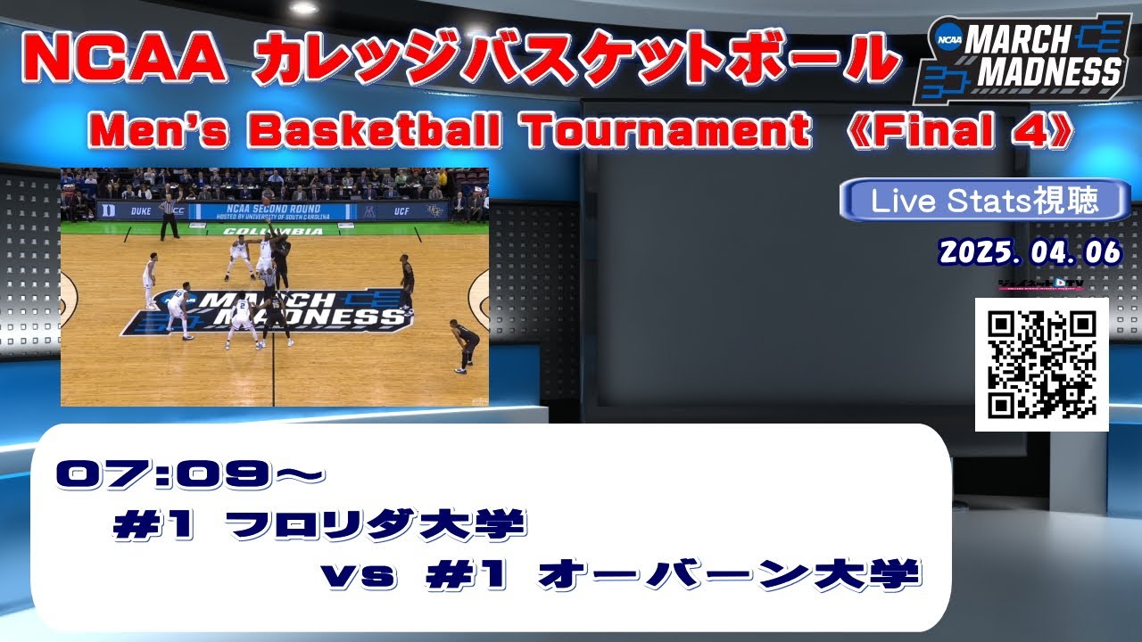 🏀2025 NCAAカレッジバスケットボール March Madness 《Final Four