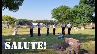 Three-Volley Salute + Taps