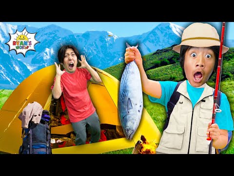 Ryan's Family Goes Camping! Exploring the Outdoors & More!