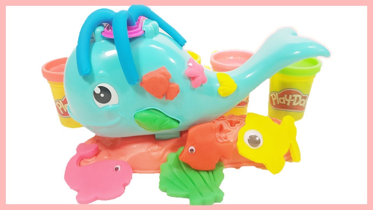play doh whale set