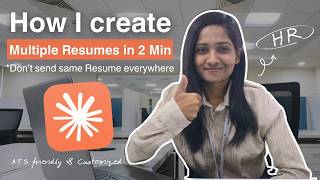 How I Customize My Resume for Every Job Application Using Claude AI | Step-by-Step screenshot 5
