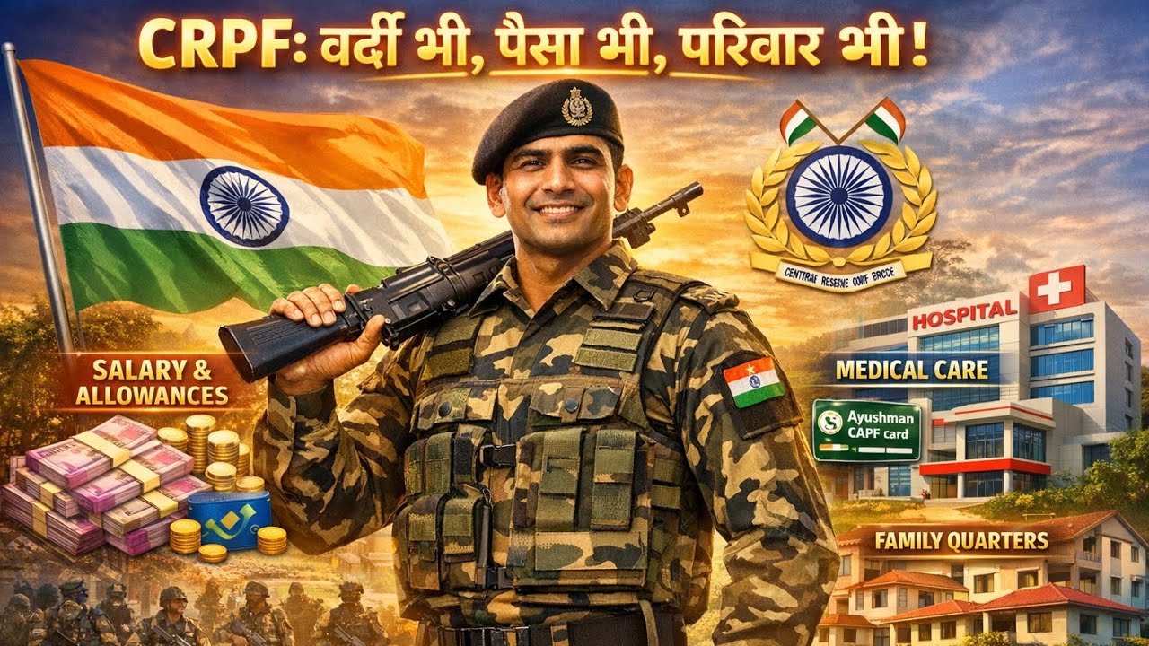 SSC GD 2026:मेडिकल फिट होने के बाद CRPF ही क्यों चुनें? | Salary, Facilities Life of a CRPF Jawan 🇮🇳