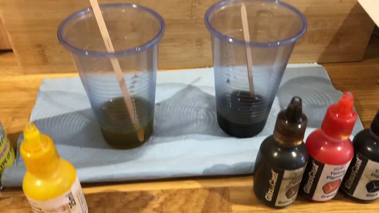 Making a resin Pickguard, by Potipher Guitars.