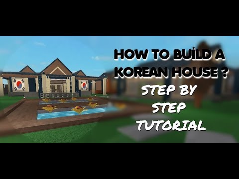 Korean House Tutorial 100 Subs Special Roblox Bloxburg Youtube