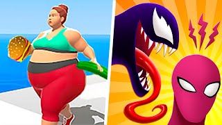 LEVEL UP Fat 2 Fit! vs Symbiote Rush - 5⭐Max Level Gameplay Walkthrough (Freeplay)