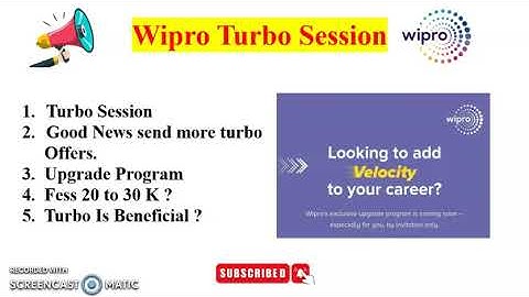 Wipro Turbo Session | Upgradation Program | Turbo Offer | Fess 20 to 30 K | Good or Not | PrepNinja