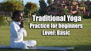 Traditional Yoga Practice for Beginners | Level: Basic | Ajan Yogi screenshot 3