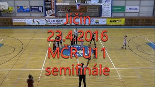 2016 0423 MČR U11 Studánka Pardubice - Sokol Hradec Králové_semifinále