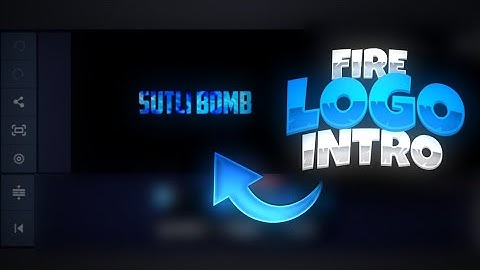 How to make fire text logo reveal intro in kinemaster