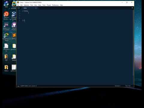 Vídeo: Com executo un programa PHP a Sublime Text?