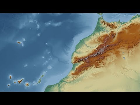 فيديو رقمي المغرب تضاريس وموارد سطحية متنوعة