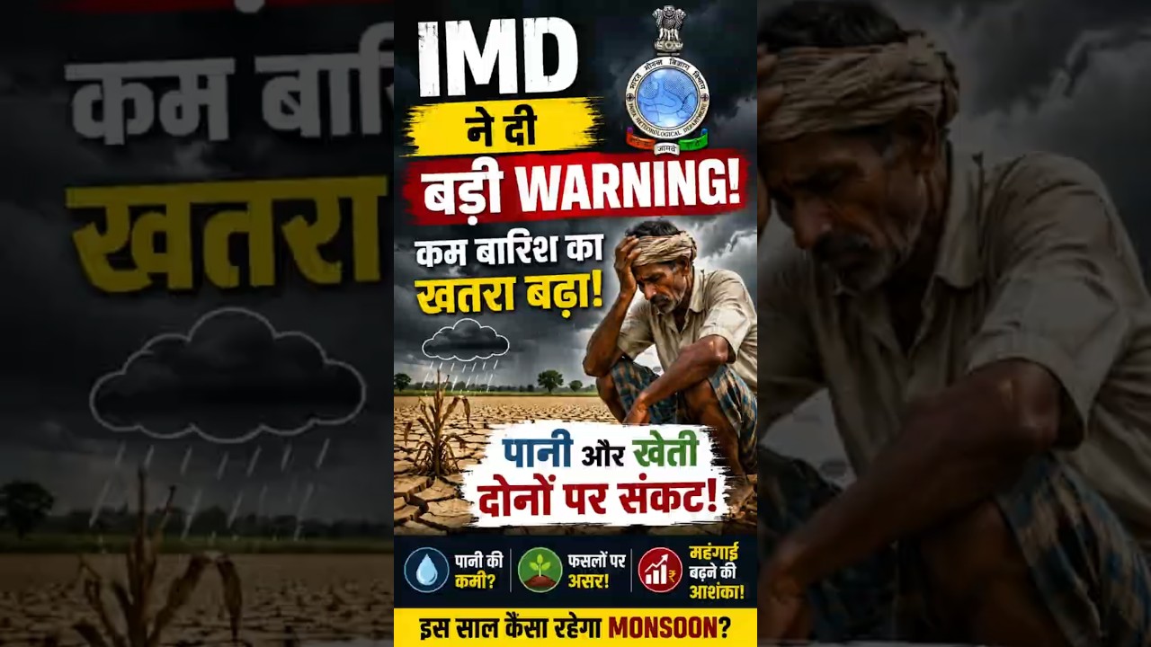 Bharat Mein Kam Barish Ki Aashanka! #information #animation #awareness