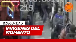 El momento en el que ladrones armados robaron a pasajeros y atacaron al chofer en Córdoba