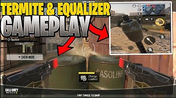 NEW Termite Grenade & Equalizer Operator Skill Gameplay! | COD MOBILE Season 9 Test Server!