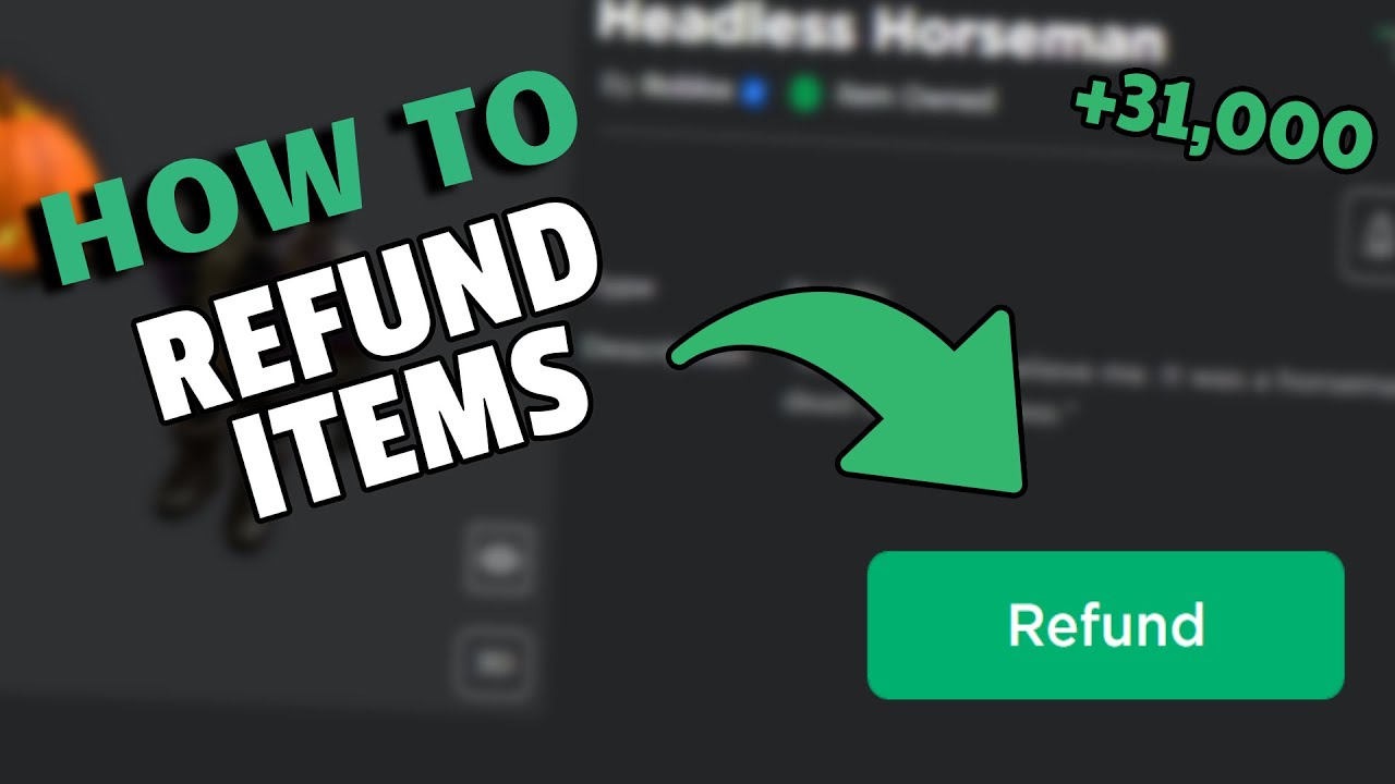 HOW TO REFUND GAMEPASSES ON ROBLOX - REFUND ITEMS IN 2023 & GET