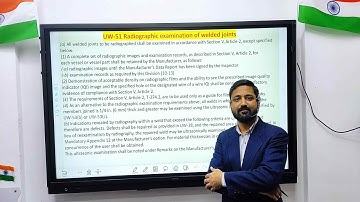 RT Acceptance criteria ASME Sec VIII Div 1 ll Full Radiography testing in Hindi