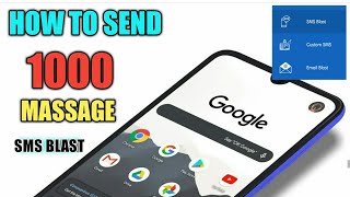 How to send 10000 SMS MASSAGE  TO ANY ONE || IN WHATSAPP ETC screenshot 1