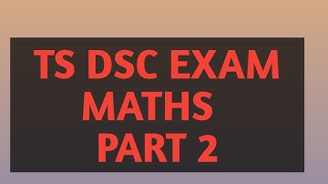 TS DSC 24 MATHS PAPER EXPLANATION/ TELANGANA DSC MATHS