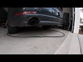 Audi b9 A4 ECS tuning HFC stock downpipe and exhaust