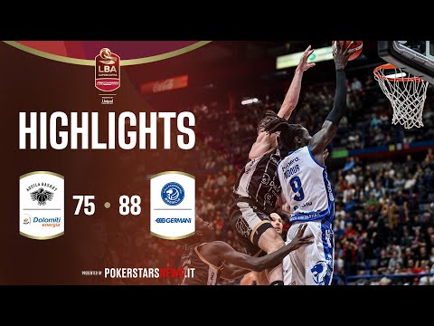 Video SF Supercoppa 2025 | Dolomiti Energia Trentino - Germani Brescia | PokerstarsNews Highlights