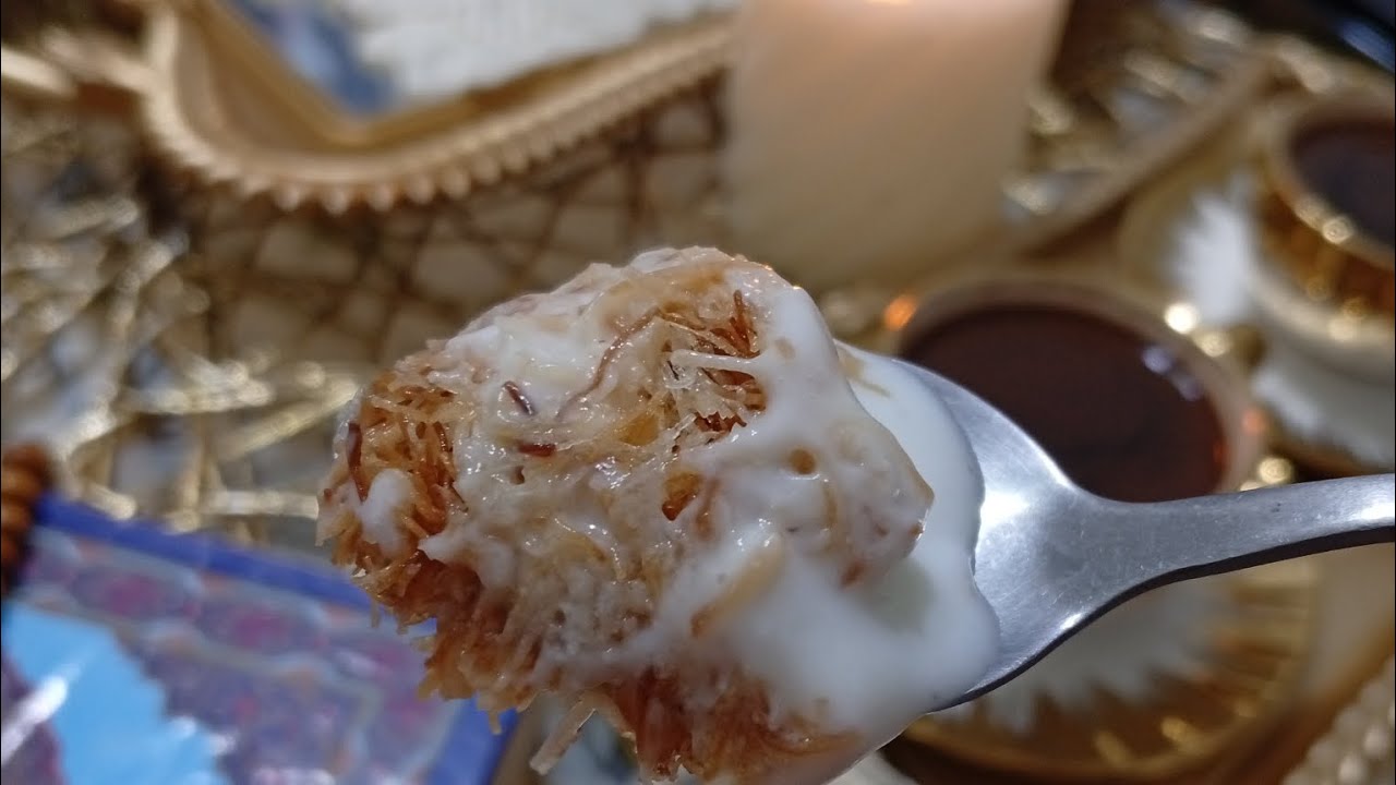 السادس من رمضان🥰 اسهل مقرونة زعره😘كاسات الكنافه😊يومي من الله🥰
