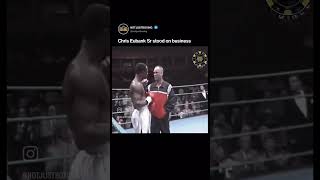 Chris Eubank stood on business #fireproofboxing ￼