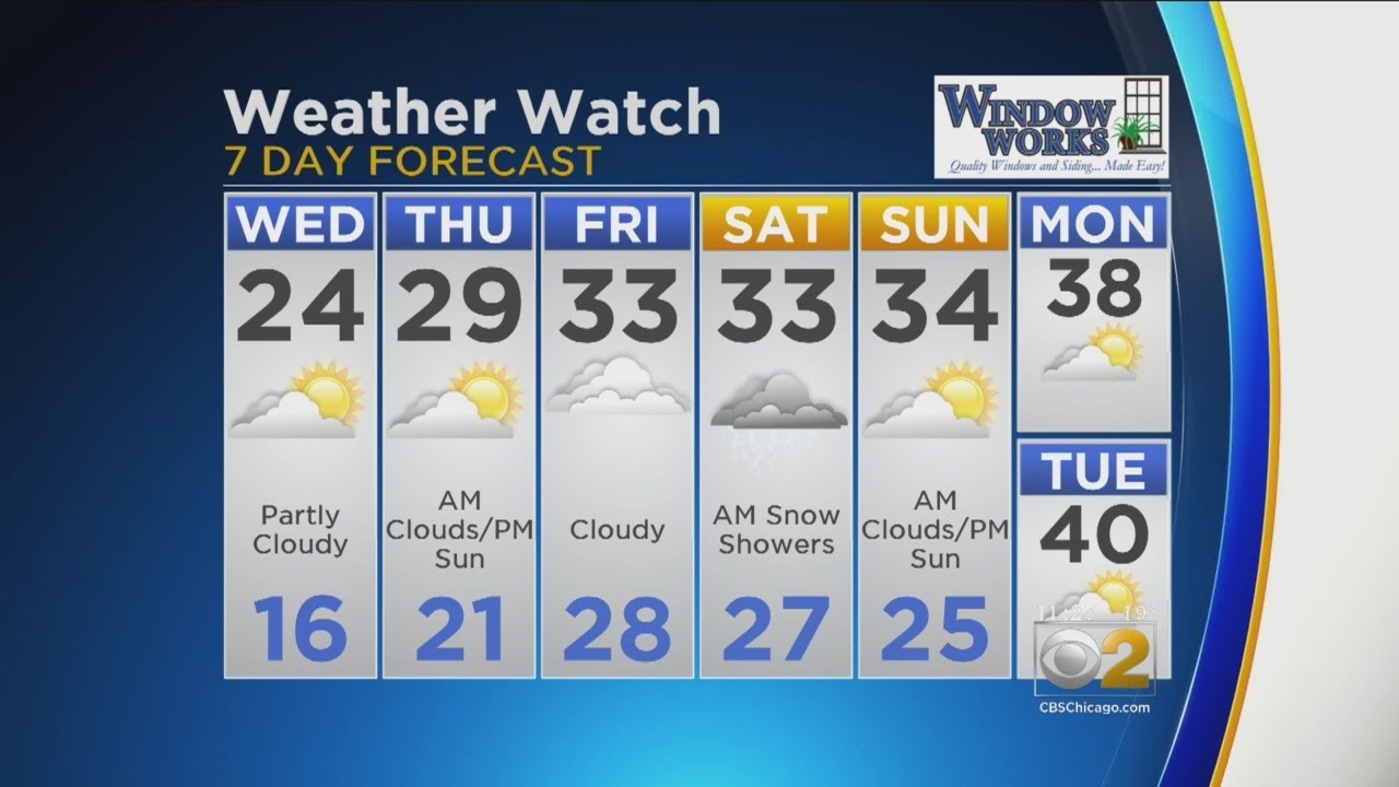 CBS 2 Weather Watch 11AM Jan 9 2019 