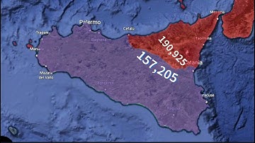 Allied invasion of Sicily in 45 sec using Google earth