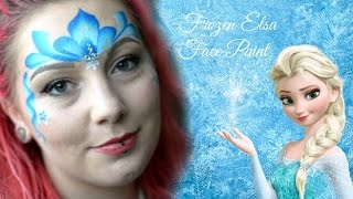 elsa frozen face paint easy quick fast mua