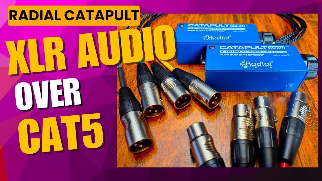 Radial Catapult Mini – 4-Channel Analog Audio Snake Over Cat 5