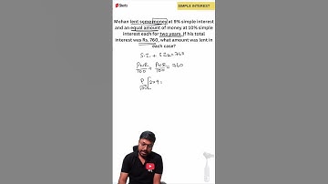 Simple Interest Q-8 (Quantitative Aptitude) #feelfreetolearn #aptitudequestions  #FFLtricks #FFL