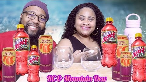 MOUNTAIN DEW SPARK RASPBERRY LEMONADE & RC BERRIES AND CREAM SODA REVIEW!