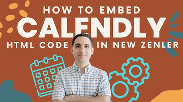 How to embed calendar booking page Calendly HTML code in New Zenler
