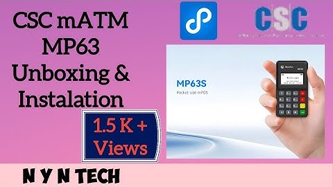 CSC MicroATM | Unboxing & Connection #csc #digipay 