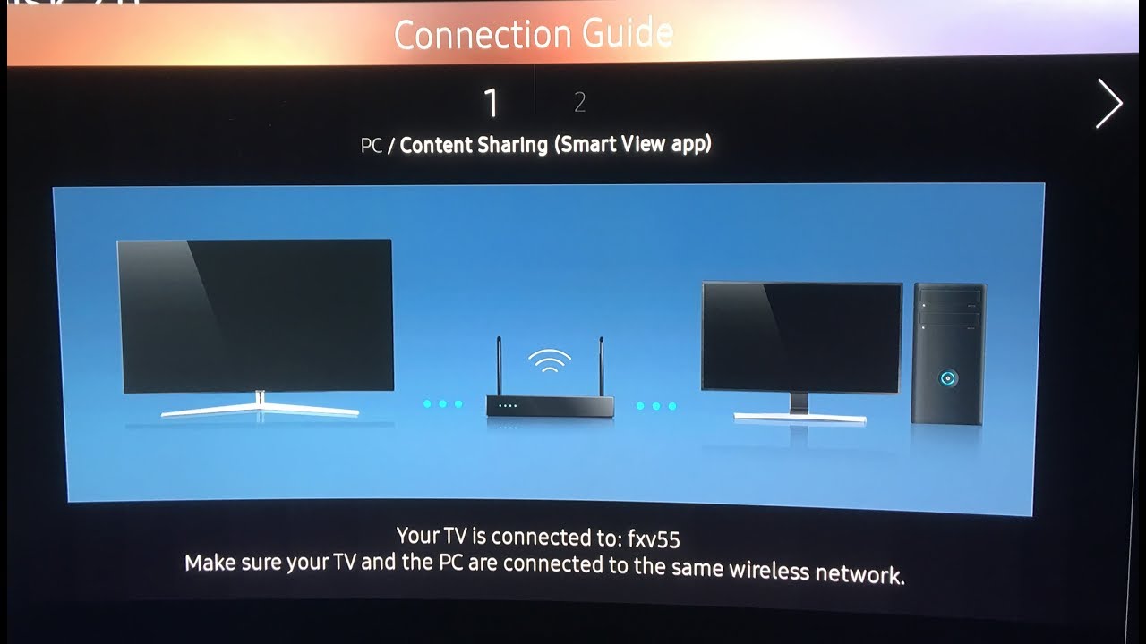 install Samsung smart view and update Samsung TVs with the latest