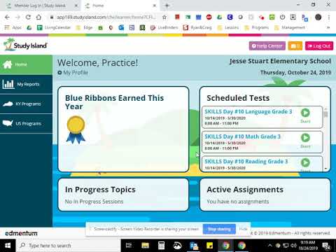 Study Island Log-In Directions - JSES 19-20