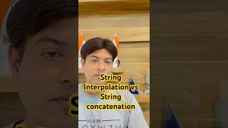 String interpolation v/s String Concatenation in C# #education #shorts #programminglanguage