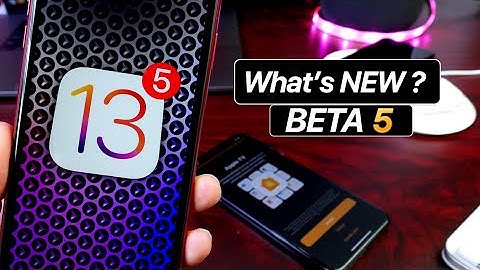 iOS 13 Beta 5 What’s NEW ?