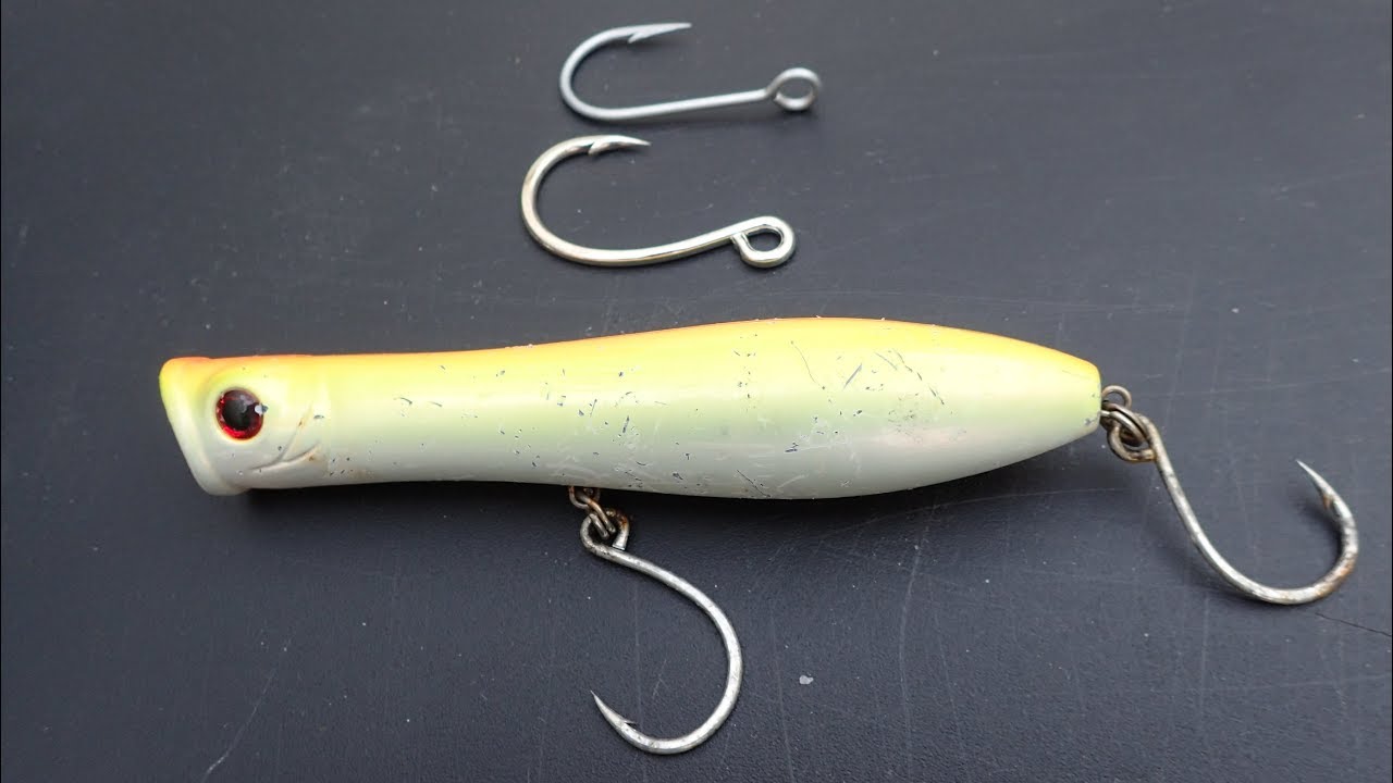 Vintage Herter/'s World Famous Fishing Tackle Spinnerbait Size 5 Treble Hook//FTR!