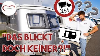 ✅ Führerscheine und Gewicht bei Wohnwagen erklärt! | B, B96, BE, C1, C1E | Stütz, Anhängelast uvm.