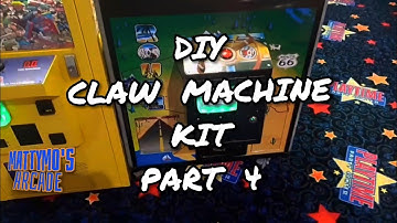 DIY Arcade Claw Machine Kit from Holland Computers Part 4,  Ready To Play!