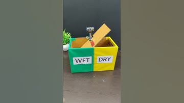 Smart Dustbin using Arduino wet and Dry