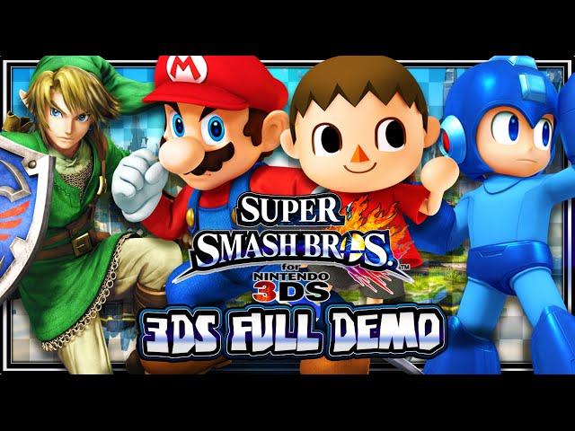 Super Smash Bros Wii U & 3DS - FULL Nintendo 3DS Demo (1080p