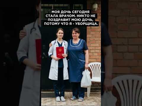 моя мама тоже была уборщицей в моей же школе.Я сейчас работаю директором этой школы