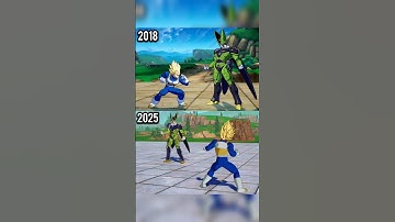 Vegeta 2018 🆚 2025 | Dragon Ball Sparking Zero VS DB FighterZ #dragonballsparkingzero #dragonball